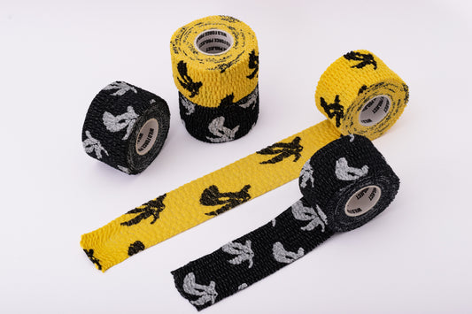 THE TAPE by WFP - Weightlifting & Cross training cinta adhesiva premium. Rollo de 3,8cm x 4,5m resistente, elástico y antirresiduos.